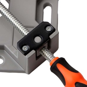 Right Angle Clamp 125mm Adjustable Plastic Woodworking Positioner For Metal And Wood Frames - Product Image 1