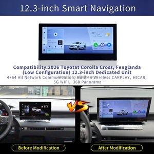 วิทยุติดรถยนต์ COROLLA Cross ปี 2023-2026 หน้าจอสัมผัส 12.3 นิ้ว 4G+64G 8 คอร์ ระบบแอนดรอยด์ พร้อม CARPLAY วิทยุติดรถยนต์พร้อม GPS มุมมอง 360 องศา - Product Image 2