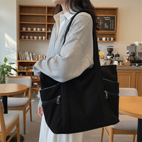 Bolso de Hombro de Alta Calidad, Bolso Tote de Gran Capacidad para Mujer, Bolso de Viaje Moderno y Ligero, Material de Fieltro