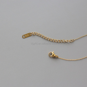 Personalizzato Dainty oro 18K sfaccettato frammento collana pendente nome della collana inciso forma cristallina <span class=keywords><strong>pietra</strong></span> spazzolata Charm collana - Product Image 6