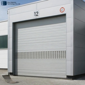 Portes à enroulement automatiques en acier et mousse PU pour entrepôts, vente en gros d'usine - Product Image 1