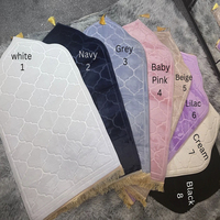 Tapis de Prière Turc Islamique Musulman de la Mecque pour le Hajj, Tapis de Mosquée Gaufré, Vente Chaude et Nouveau, en Gros