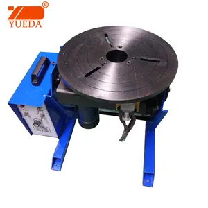 Yueda 50KG Small Welding Positioner Rotating Welding Table With Chuck