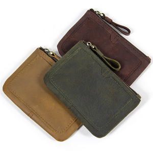 2025 cuero genuino transfronterizo hombres y mujeres Casual pequeña cartera primera capa cuero <span class=keywords><strong>de</strong></span> vaca monedero <span class=keywords><strong>TikTok</strong></span> artículo caliente - Product Image 2