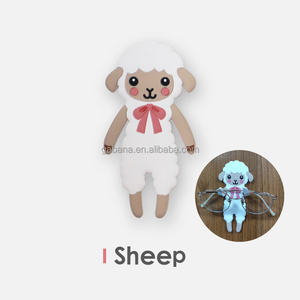 Joli support de crochet collant décoratif de mouton animal - Product Image 1