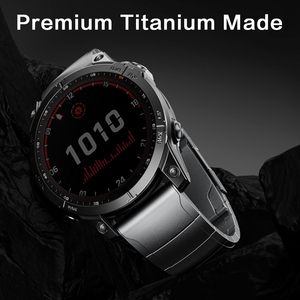 Bracelet de montre à dégagement rapide en métal <span class=keywords><strong>titane</strong></span> Compatible pour <span class=keywords><strong>Fenix</strong></span> 8 51mm/Enduro 3 51mm/<span class=keywords><strong>Fenix</strong></span> <span class=keywords><strong>6X</strong></span> Pro/7X Pro/5X,22mm 26mm Bracelet en <span class=keywords><strong>titane</strong></span> - Product Image 4