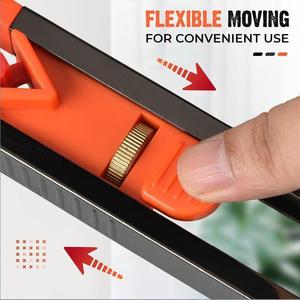 Profile Scribing Ruler <b>Contour</b> <b>Gauge</b> With Lock - Precise Scribe <b>Tool</b> Woodworking Edge Corner Measuring Profile Duplicator - Product Image 3
