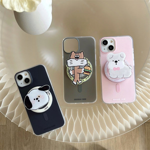 Funda Magnética Mate de Doble Capa con Soporte para iPhone 17 Pro Max 16 15 14 13, Color Sólido, Protectora para Mujer - Product Image 3