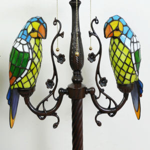 Lampe sur pied Tiffany Crayfish Tadpoles, abat-jour en verre coloré, lampe sur pied perroquet, décoration, lampe sur pied pour salon - Product Image 6