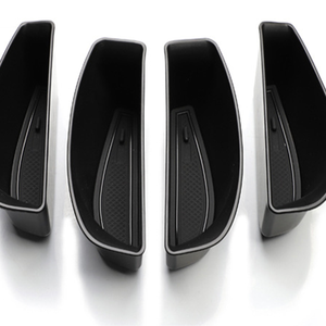 Boîte de rangement pour accoudoir latéral de porte avant arrière ABS, accessoires de voiture modèle 3 pour <span class=keywords><strong>Tesla</strong></span> modèle 3 - Product Image 1