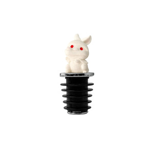 Halloween Mummy Rabbit Wine Bottle Stoppers Cork Sealing Creative Gift Set - Product Image 2