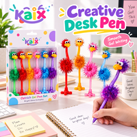 Stylo Gel en Silicone en Forme d'Autruche Mignon KAIX, Nouveauté, 4 Couleurs, Idéal pour Étudiants, Cadeau