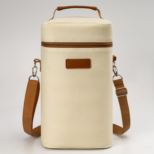 Benutzer definierte Werbe isolierte Kühltasche Wein beutel Picknick Kühltaschen für Wein 4 Flaschen - Product Image 1