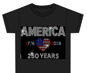 USA 250th Anniversary/American 250 Venta al por mayor Motivo patriótico de diamantes de imitación termoadhesivos para el 250 Aniversario de EE. UU. - Product Image 3