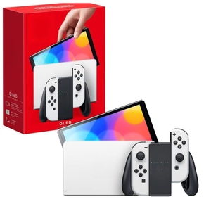 Consola OLED de 32 GB con Joysticks Azul Neón y Controles de Juego, 100% en Oferta - Product Image 1