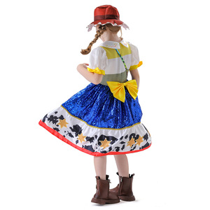 Robe Jessie de Toy Story pour enfants, tenue de fête costumée, tenue de spectacle, été 2025 - Product Image 3