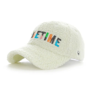 Tùy Chỉnh 3D Thêu Mùa Đông Cừu Len Fluffy Mũ Thể Thao Gorras Bán Buôn Thời Trang Phụ Nữ Lông Cừu Mũ Bóng Chày - Product Image 1