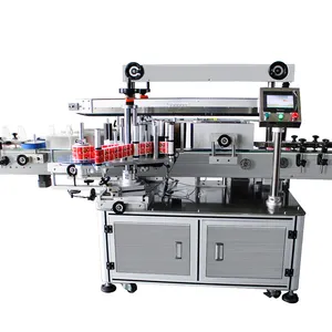 Factory Adhesive Sticker Automatic Round Jar Can Bottle Filling Machine Labeling Machine