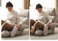 Dossier réglable Convertible Pliable Tatami Chaise Design Moderne Soins Infirmiers/Paresseux Canapé pour Dortoir E-Sports Style Japonais