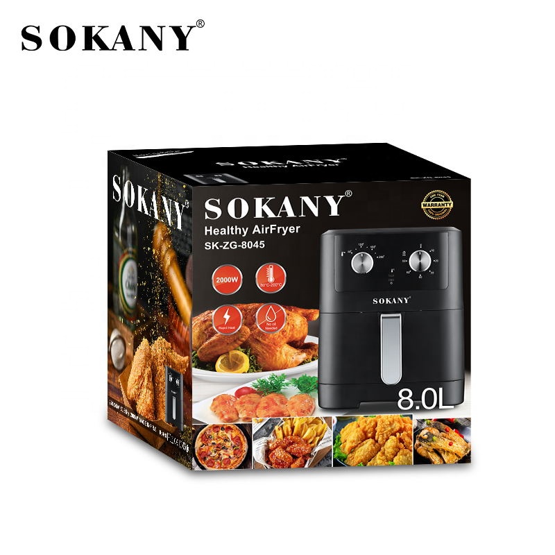 SOKANY Healthy Air Fryer – Oil-Free Digital Air Fryer 8L
