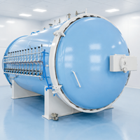 Autoclave Compuesto Certificado AS9100 para Fabricación de UAV con 600 mm de Diámetro y Sistema de Enfriamiento por Agua