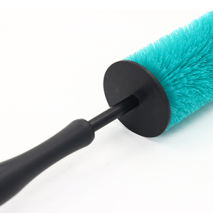 Brosses de <span class=keywords><strong>lavage</strong></span> de voiture pour le nettoyage des roues, brosse <span class=keywords><strong>à</strong></span> pneus de voiture, brosse de nettoyage de jantes de 16 pouces <span class=keywords><strong>à</strong></span> poils longs et souples en plastique pour le détail des roues - Product Image 2