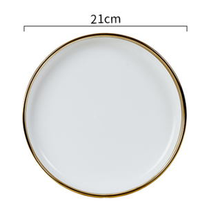 Juego <span class=keywords><strong>de</strong></span> vajilla <span class=keywords><strong>de</strong></span> porcelana real, juego <span class=keywords><strong>de</strong></span> vajilla <span class=keywords><strong>de</strong></span> lujo <span class=keywords><strong>de</strong></span> ópalo, cerámica, borde dorado mate, china - Product Image 6