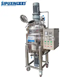 Liquid Soap Mixer Machine Detergent heated Mixing Reactor Homogenizer mixing tank with agitator blender