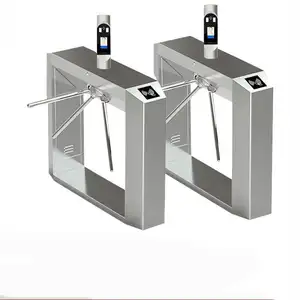 Stainless Steel Automatic Barrier RFID Card Turnstile Tripod Turnstile Gate for Gym and Park