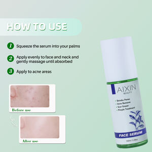 AiXin Etiqueta Privada 100mL antienvejecimiento hidratante arrugas removedor de espinillas tratamiento del acné árbol de té suero facial antiacné - Product Image 4