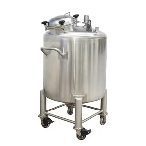 Fabrika Custom Made paslanmaz çelik bal süt kimyasal alkol sıvı depolama tankı için 100-100000 litre su depolama tankı