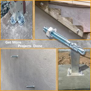 핫 세일 탄소강 웨지 앵커 M10 M12 블루 아연 콘크리트 앵커 임베디드 확장 웨지 앵커 - Product Image 4