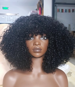 วิกผมบ๊อบสั้นแบบเวียดนาม ทำจากผมแท้ 100%  แบบมีหน้าม้า  ไม่ต้องใช้กาว  สีธรรมชาติ  ความหนาแน่นสูง สำหรับผู้หญิง - Product Image 2