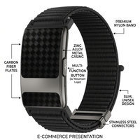 Bracelet intelligent ECG sans écran, moniteur de pression artérielle, suivi du sommeil, bracelet de fitness