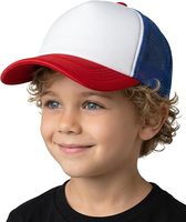Gorra Trucker para Niños, de Malla, Estilo Béisbol, Ajustable, para Sublimación, Estilo Urbano, Tela Común, para Verano y Actividades al Aire Libre