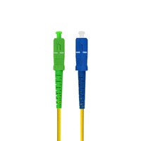 Oferta de Fábrica, Cable de Fibra Óptica SC de China, Cable de Conexión con Conector PC y APC, Monomodo, Cubierta LSZH, Uso en Telecomunicaciones