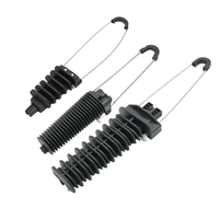Collier de tension de câble de haute qualité 8-16 mm, collier d'ancrage, type coin, pour câble FTTH ADSS