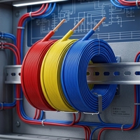 Fil de cuivre massif monoconducteur BV, ignifuge, pour installation électrique industrielle, isolation PVC, 16A