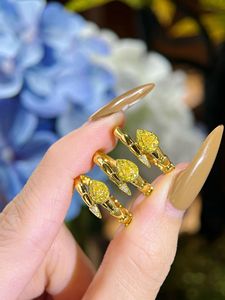Xinfly18K Original Gold Yellow <b>Snake</b> <b>Ring</b> - Product Image 2
