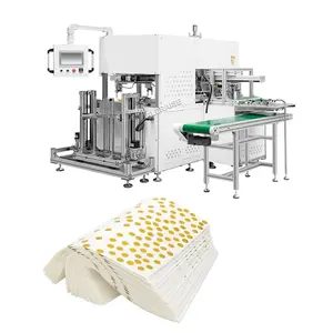 Machine automatique d'estampage à chaud de papier de serviette machine d'impression de logo de papier de soie machine d'estampage à chaud de feuille