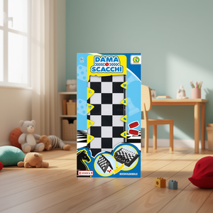 Juego de Damas y Ajedrez 31x16 cm, Tablero Plegable 2 en 1, Juego de Ajedrez y Damas para Niños - Product Image 3