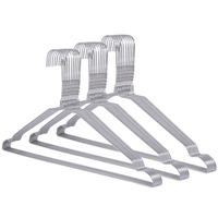  100 Wire Hangers - White Metal Hangers in Bulk - 18 Inch Thin  Standard Dry Cleaner Coated Steel : Home & Kitchen