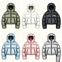 Vestes matelassées streetwear personnalisées à fermeture éclair détachable, manteaux d'hiver chauds et imperméables pour hommes