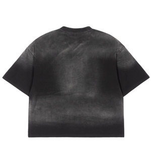Kaos Pria Logo Kustom Bahan Katun Tebal 250GSM <span class=keywords><strong>Vintage</strong></span> Acid Wash Boxy Fit Streetwear Spray Monkey T <span class=keywords><strong>Shirt</strong></span> - Product Image 2