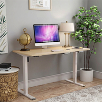 Nouvelle conception bureau à domicile ergonomique réglable en hauteur bureau debout Table d'ordinateur bureau en bois debout
