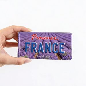 Plaques d'immatriculation de voiture/moto en métal gravées sur mesure |   Plaques d'immatriculation vierges |   Plaques de style Los Angeles |   Aimants de réfrigérateur - Product Image 3