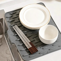 Tapis de séchage multifonctionnel Smartpan en silicone de qualité alimentaire, résistant à la chaleur, écologique, pour comptoir de cuisine domestique 1
