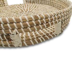 Plateaux de service en jonc de mer GLOVIMEX les plus vendus, fabriqués à la main, sur mesure, pour la maison, l'hôtellerie et la restauration - Product Image 2