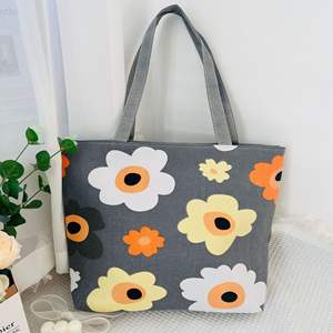Bolsa de Mano Grande con Estampado Nuevo, Estilo Chino, Diseño Floral Artístico, para Estudiantes, Ropa, <span class=keywords><strong>Libros</strong></span>, de un Solo Hombro, para Mujer - Product Image 4