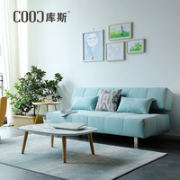 Canapé-lit moderne en similicuir COOC Furniture, canapé-lit convertible, inclinable, ensemble de chambre à coucher, mini-canapé-lit GC016